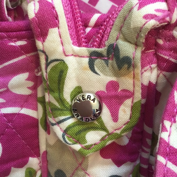 Vera Bradley vintage floral messenger bag 100% cotton, quilted pockets - Picture 15 of 15
